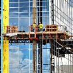 Industrial Photography, Builders buidling Cancer Center in New Orleans